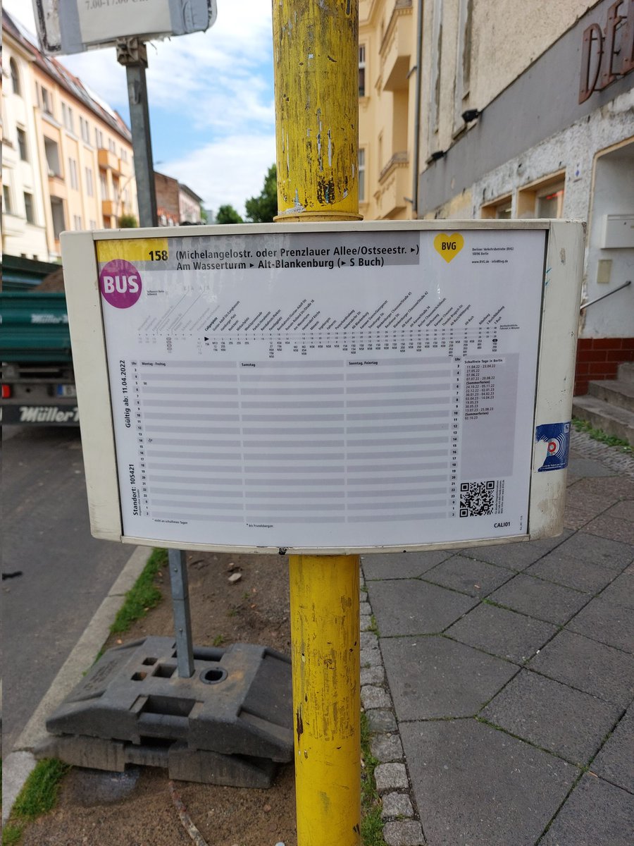 Hallo <a href="/BVG_Bus/">BVG Bus</a> stimmen die abfahrtzeiten so oder wurden einige vergessen?