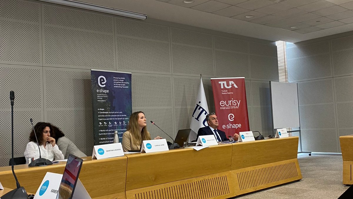 MurmurationSas's tweet photo. [🌿 Murmuration | E-shape Workshop 🛰️]

Today we are in Istanbul to present our work on improving the resolution of satellite air quality measurements at the @Eshape workshop, organised by @Earsc, @Eurisy &amp; @tuajans. 

#Earthobservation #Eshape https://t.co/dO5WEjRsL3