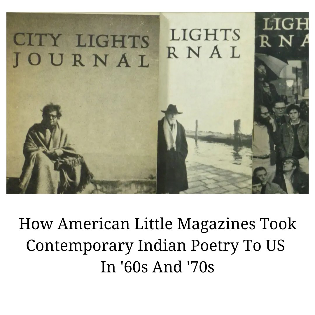 Outlookindia's tweet photo. @snigspeak Firstly, a new kind of writings challenging the predecessors appeared in all major languages – #Krittibas and #HungryGeneration movements in #Bengali, #Navya in #Kannada, Nabakatha in #Marathi, #NayiKavita and #NayiKahani in #Hindi, for example
Read here: https://t.co/VS9nLEwZB0 https://t.co/hIyZZBBNN8