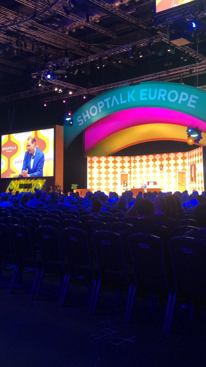 Loving the <a href="/shoptalk/">Shoptalk</a> keynote discussion on “Unlocking #Innovation: The Technologies and Trends Shaping #Retail’s #Digital Future” with <a href="/AlibabaGroup/">Alibaba Group</a> and <a href="/retail_sw/">SW Retail Advisors</a>