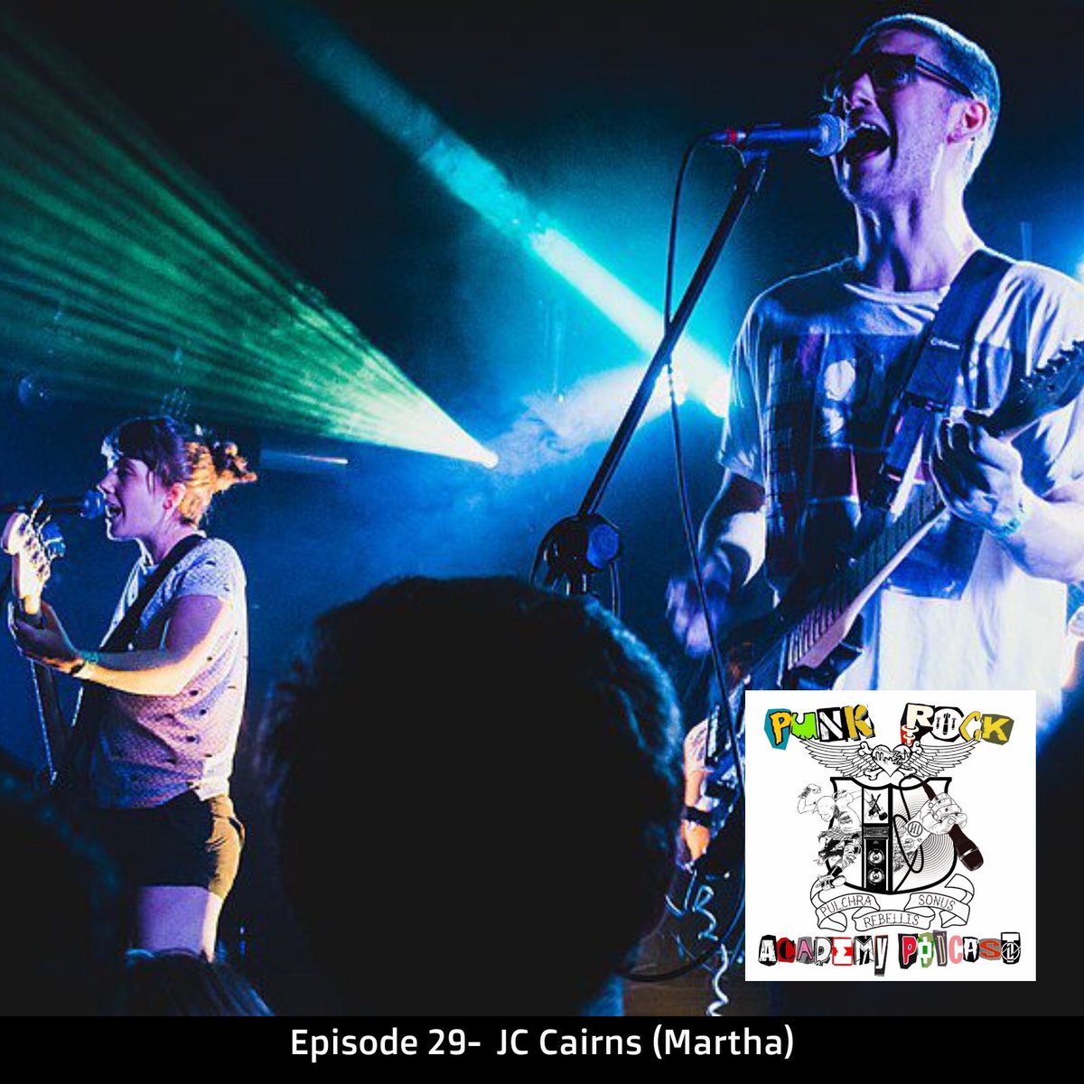 PRAPodcast's tweet photo. Out now! Episode 29 feat JC from @MarthaDIY
We chat rock n roll theatre, origins of the band, and much more.
👂https://t.co/0nmGKLG2Uc
#punkpodcast #punkrock #punk #indiepunk #ukpunk https://t.co/Yh52x6nJkF