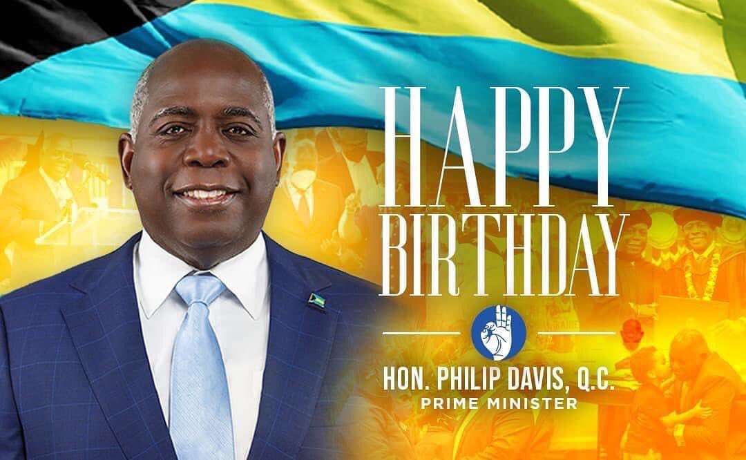 KeithBe27246508's tweet photo. Happy Birthday Hon. Philip Davis, Q.C. Prime Minister of the Commonwealth of The Bahamas May God, continue to protect you and grant you many more years! https://t.co/B2Vim7PAiI