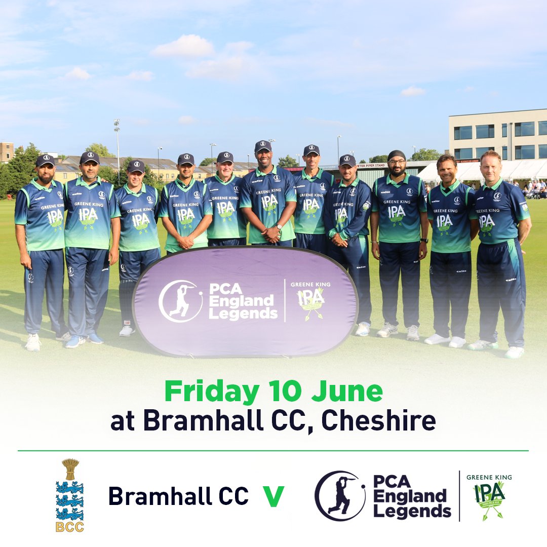 First match of 2️⃣0️⃣2️⃣2️⃣! ✅

🏏 The PCA England Legends, led by <a href="/alextudorcoach/">Alex Tudor</a>, are heading back <a href="/BramhallCC/">Bramhall Cricket Club</a> for the first match of the season this Friday. 🙌

Come and support both sides in what is due to be a fantastic day! ☀️

👉 bit.ly/EnglandLegends…
