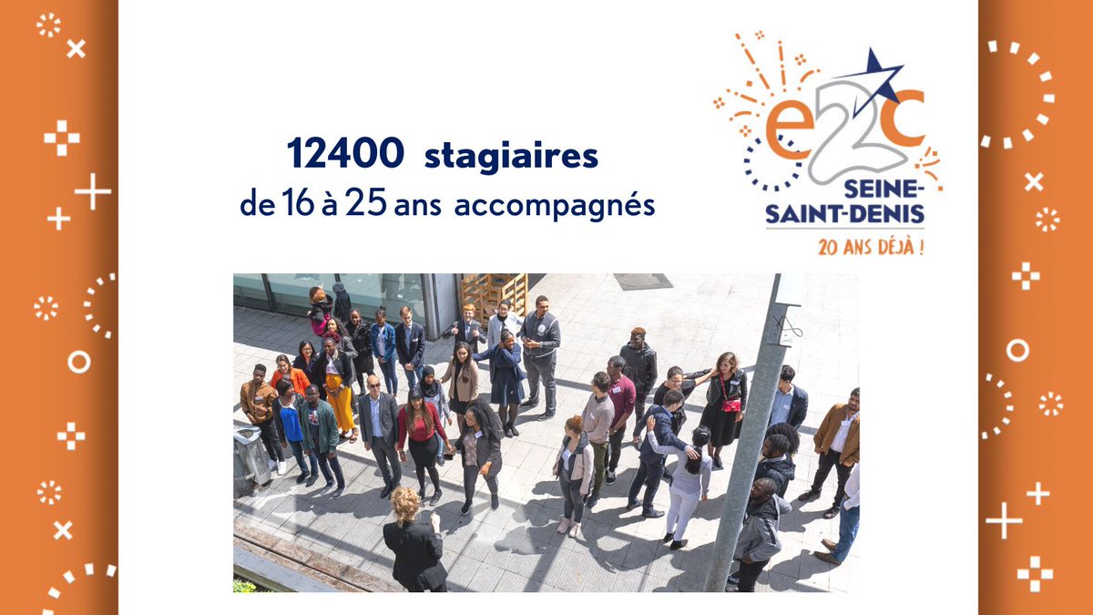 mitiajawas's tweet photo. 🎈 𝗟’𝗘𝟮𝗖 𝟵𝟯 𝗳𝗲̂𝘁𝗲 𝘀𝗲𝘀 𝟮𝟬 𝗮𝗻𝘀 🎈  
Labellisée par le réseau national E2C France, l’E2C 93 accueille depuis sa création il y a 20 ans plus de 12 400 stagiaires de 16 à 25 ans sur ses 4 sites #E2C93 #E2C #ecole #deuxièmechance #anniversaire #formation #education https://t.co/q7Enutd6du
