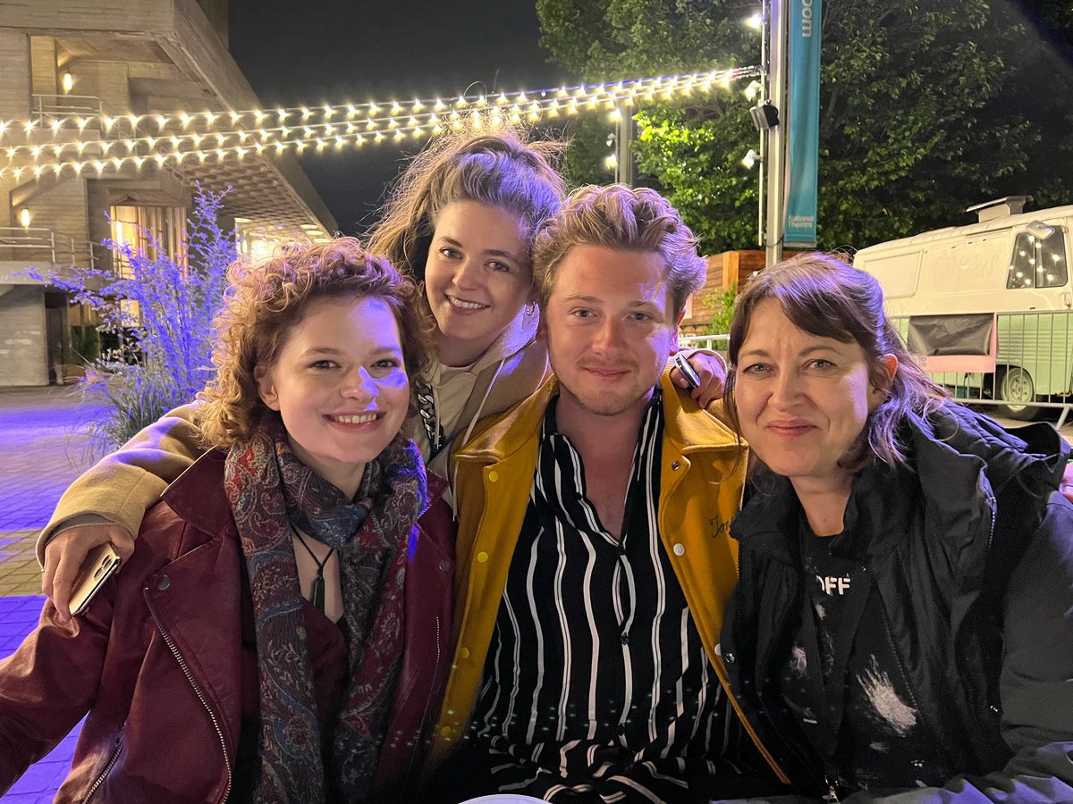 JoshBolt's tweet photo. The corn is indeed green a mini last tango reunion and a stunning evening watching momma walker being phenomenal as always at @NationalTheatre absolute treat to see @Katherinerosem &amp; @CatCampion too ❤️ https://t.co/q69Ly1EIo4