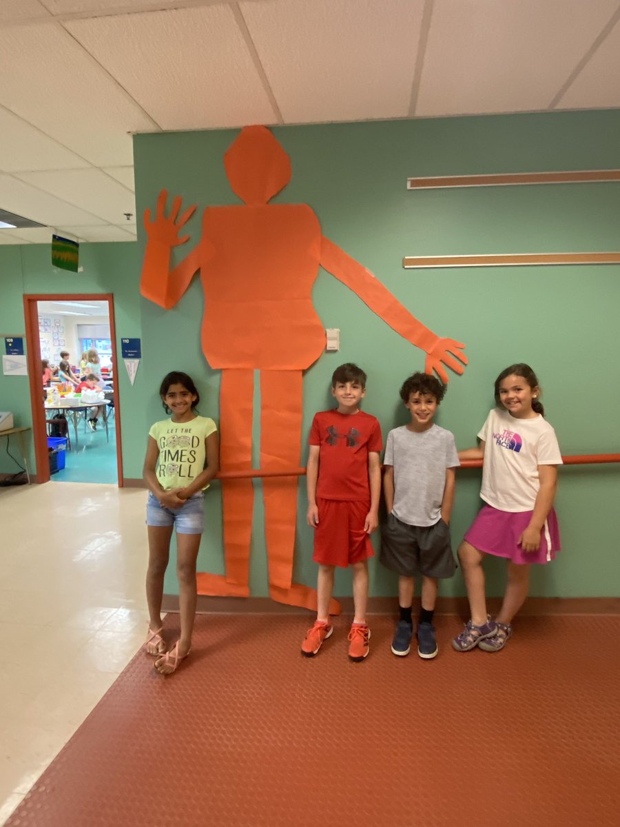 A Yeti footprint was found and it was twice the size of a third graders footprint! Using third grade body measurements, and doubling them, the classes created models of what they thought a Yeti’s size would be. Such a fun collaboration! <a href="/TuckahoeSchool/">Tuckahoe Elementary School</a>