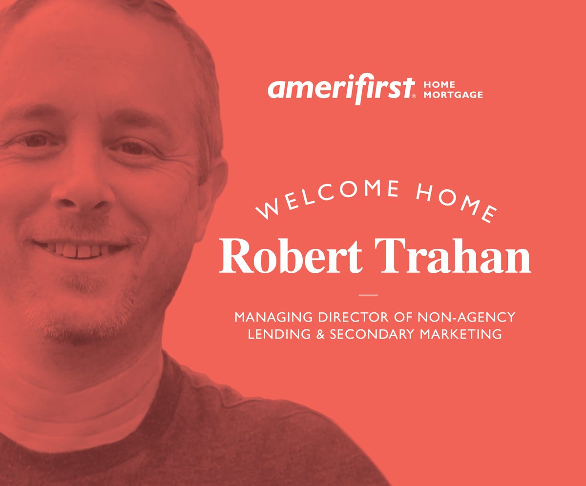 Join us in welcoming Robert Trahan to the Amerifirst family! We are so glad you're here! #WereGrowing #AmerifirstHomeMortgage