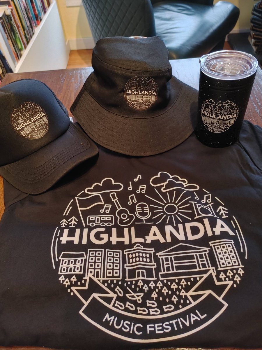 Are you as excited as we are for Highlandia this weekend?? Show it off with some fancy Highlandia swag! We have bucket and trucker hats, t-shirts, tumblers and stickers. We will see you Saturday! 

For more info: highlandiafest.com