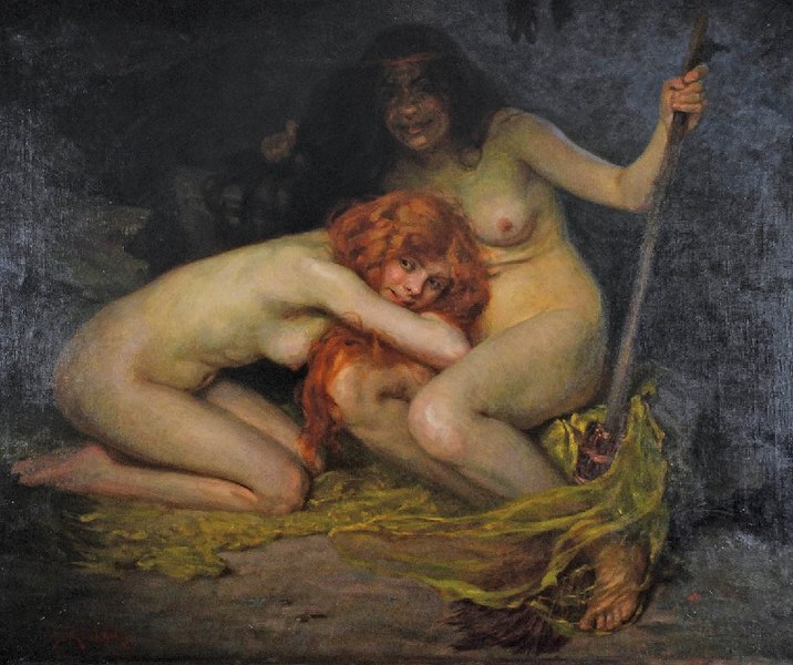 this could be us...

"Two Witches" by Simon Glucklich, circa 1895-1905
