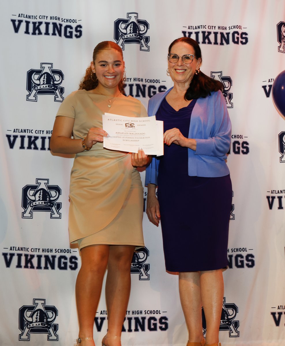 CooperLevenson's tweet image. Ahnjeles Maldonado of Atlantic City High School was presented with a Cooper Levenson Foundation scholarship at the school's Awards and Honors program on June 6, 2022 in Atlantic City.