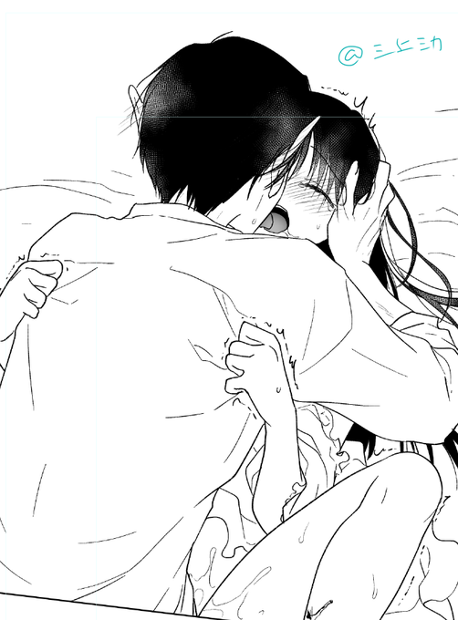 頭がっしりホールドされてキスから逃げられないやつ可愛い…♡ 