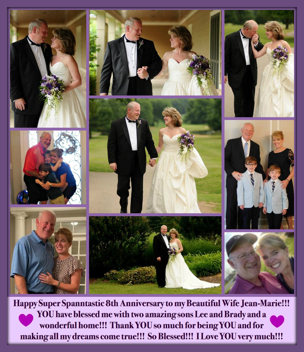 BSpann30's tweet photo. Happy Super Spanntastic 8th Anniversary to my Beautiful Wife Jean-Marie!!! YOU have blessed me with two amazing sons Lee and Brady and a wonderful home!!! Thank YOU so much for being YOU &amp; for making all my dreams come true!!! So Blessed!!! I Love YOU very much!!! @JeanMarieforKY https://t.co/DxIF8Ez9vO