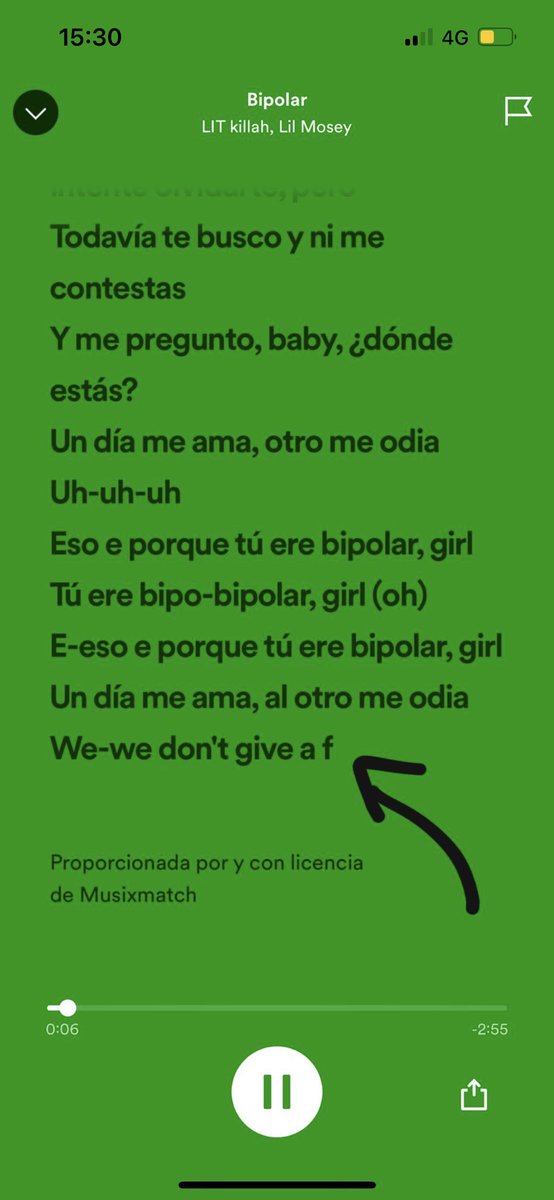 joniaznar's tweet photo. @DukiSSJ Alguien más se dió cuenta de esto en #Bipolar #LitKillah #Remix She don’t give a fo https://t.co/U4Ta5N9a7E