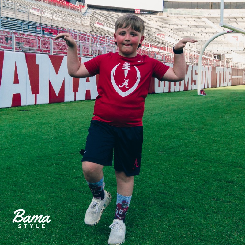 UA_Athletics's tweet photo. Take your neighborhood games to the next level with #BamaStyle