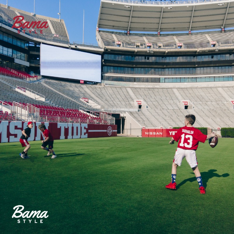 UA_Athletics's tweet photo. Take your neighborhood games to the next level with #BamaStyle