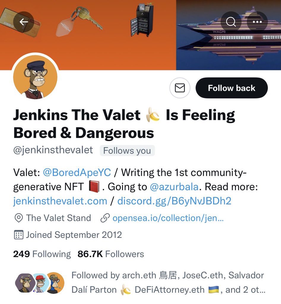 jenkinsthevalet's tweet photo. 🚨 Writers - please be careful of this spam account impersonating me!

They used an uppercase i (I) instead of a lowercase L (l) in “Valet” and it’s unnoticeable.

We won’t stealth mint and we won’t ask you for your seed phrase! But I may DM you first because I’m friendly 😀 https://t.co/SDsXfO4r9P