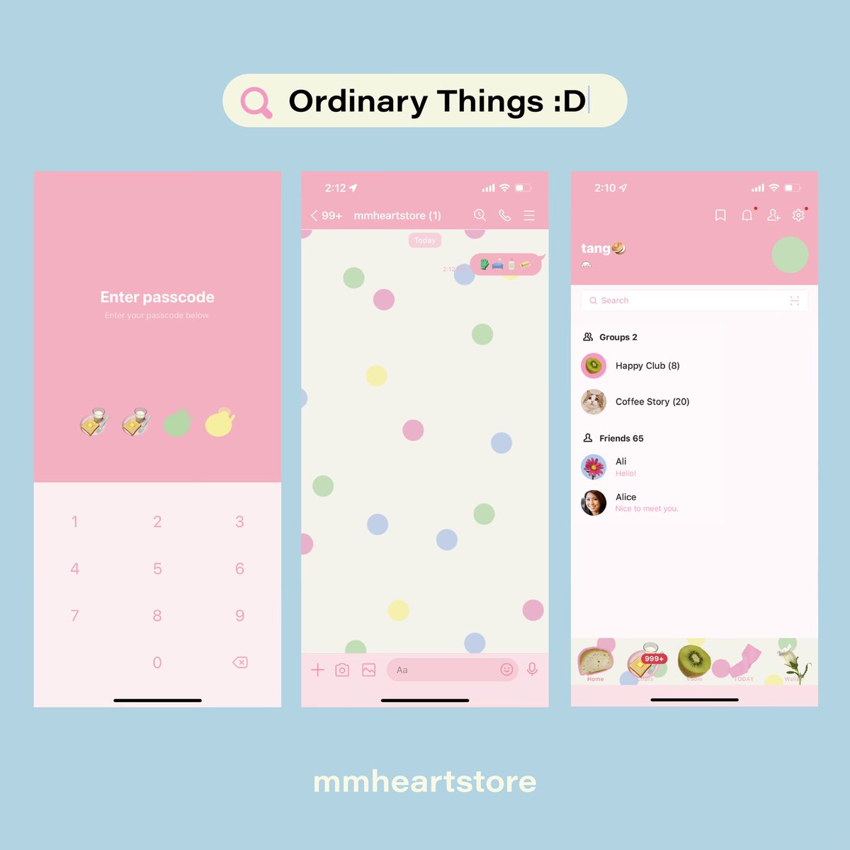 mmheartstore's tweet photo. retweet สุ่มแจก 3 คน⭐️
Ordinary Things :D theme line
- 35 baht | 50 coins🥝
buy now 👉
https://t.co/qSKqerehoy https://t.co/bkNycFPxRL