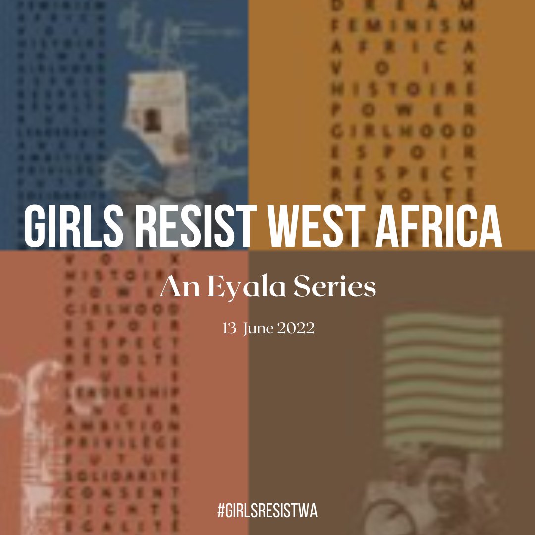 #AfriFem Fam, gather here 😀

We're excited to announce the launch of #GirlsResistWA, a new series of conversations featuring stories of girls' #resistance in the region ✊🏾✊🏾

Mark your calendars for 13th June! You don't want to miss this powerful series. Run go tell a friend 😉