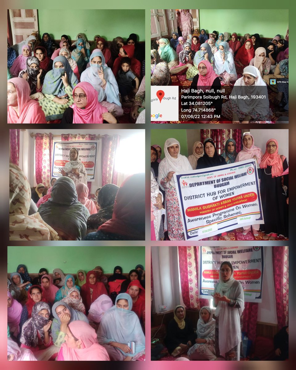 DHEWBudgam's tweet photo. Awareness camp among LOCAL WOMEN at #Soibug #MSK #OSC #Women #Empowerment #WHL181 #employment #generation Schemes @DC_Budgam @shahbazmirza9 @DrSyedFarhana1 @MinistryWCD @jksrcw @diprjk @socialwelfarejk https://t.co/ZoGEqkvFTG