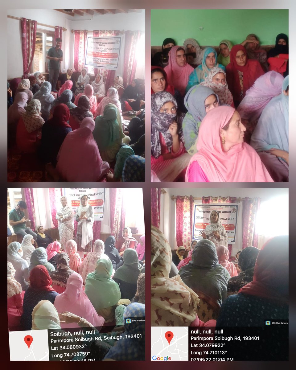 DHEWBudgam's tweet photo. Awareness camp among LOCAL WOMEN at #Soibug #MSK #OSC #Women #Empowerment #WHL181 #employment #generation Schemes @DC_Budgam @shahbazmirza9 @DrSyedFarhana1 @MinistryWCD @jksrcw @diprjk @socialwelfarejk https://t.co/ZoGEqkvFTG