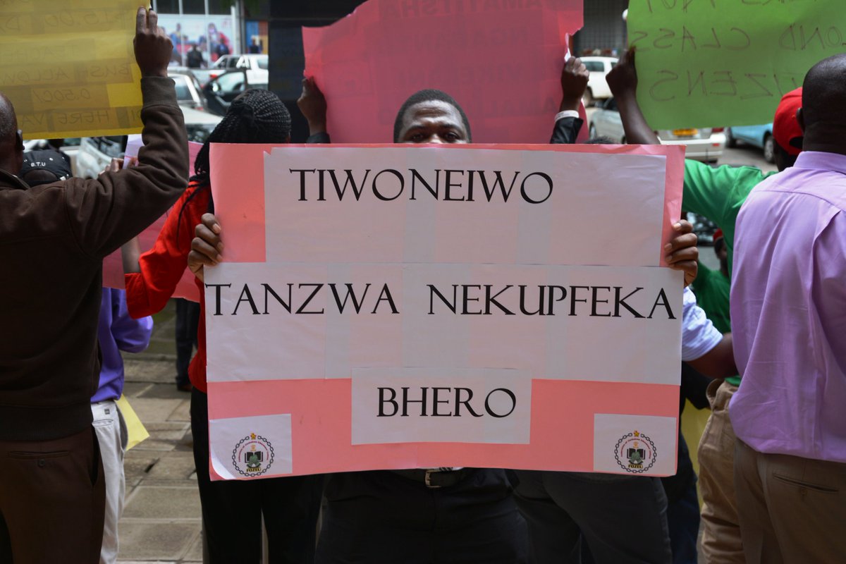 Educators are not asking for too much, just an Urgent Salary Review is enough. #SaveTheTeachingProfession #teachersmatter #teachersdeservebetter
<a href="/psczimbabwe/">Public Service Commission - Zimbabwe</a> <a href="/MoPSEZim/">Ministry of P&S EdZW</a> @OMpslsw <a href="/ZimTreasury/">MOFED&IP</a> @FinanceZw <a href="/kubatana/">Kubatana</a> <a href="/eduint/">Education International</a> <a href="/OpenParlyZw/">Open Parly ZW</a> <a href="/ParliamentZim/">Parliament of Zimbabwe</a>