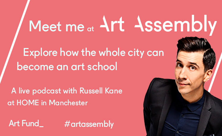 HOME_mcr's tweet photo. Are you passionate about art in Manchester? Do you listen to the 'Meet Me at The Museum' podcast?
We're hosting a live podcast recording of 'Meet Me at Art Assembly' led by @russell_kane alongside Manchester MC Testament & special guests.
18 Jun, 11:00👉https://t.co/qfioOv2TLh https://t.co/6BmndjHpUn