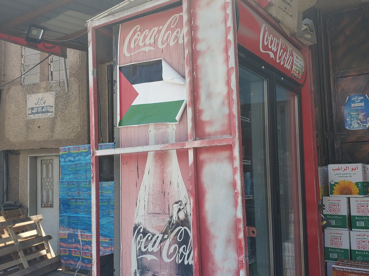 hagar_shezaf's tweet photo. מלחמת הדגלים בחווארה, תמונת מצב: מעולם לא ראיתי כל כך הרבה דגלי פלסטין במקום. 
כל תרגילי הלולינות של חיילים ומתנחלים להסרת הדגלים בשבועות האחרונים השיגו בדיוק את ההפך. https://t.co/N99SvvleLt