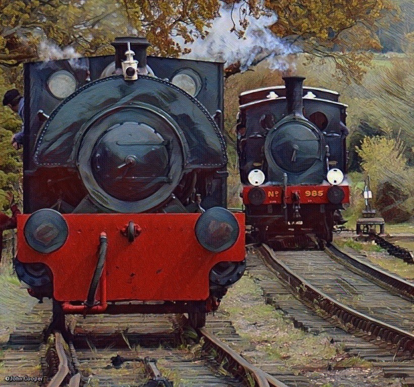 TheSuffolkMan's tweet photo. #Steam #Railway #MSLR #Brockford #Suffolk #art https://t.co/Xb0QtWMZgl