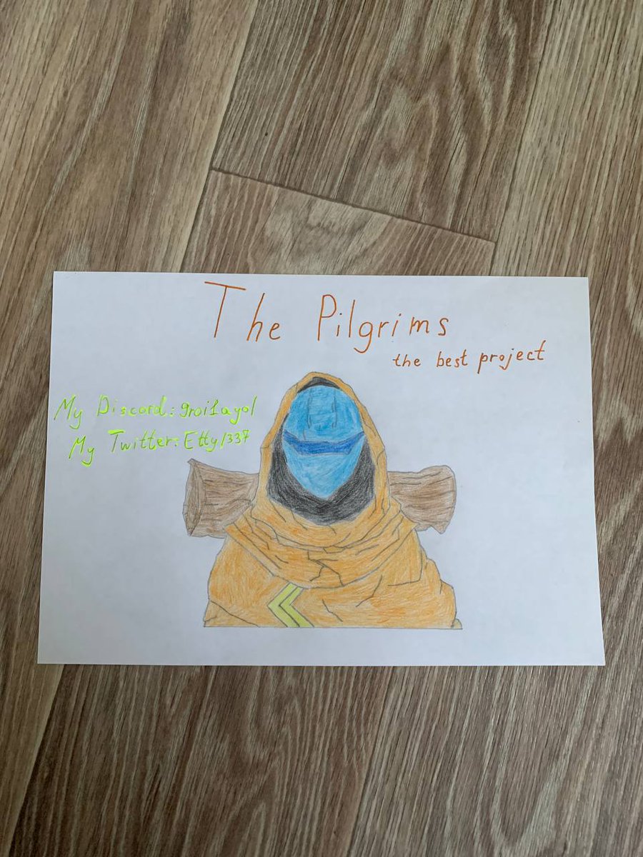 Hello dear administration, this is my first art for your project. I really tried, if you rate, I will be very happy. Thank you for such a project. <a href="/ThePilgrimsNFT/">The Pilgrims</a>