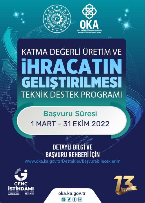 📢#OKA Katma Değerli Üretim ve İhracatın Geliştirilmesi Teknik Destek Programı 2. Dönem Sonuçları Açıklandı

Katma Değerli Üretim ve İhracat Sonuç Odaklı Programı kapsamında kurgulanan programın 2. Döneminde 10 proje destelenmeye hak kazandı.

➡️oka.ka.gov.tr/duyuru/2022-yi…