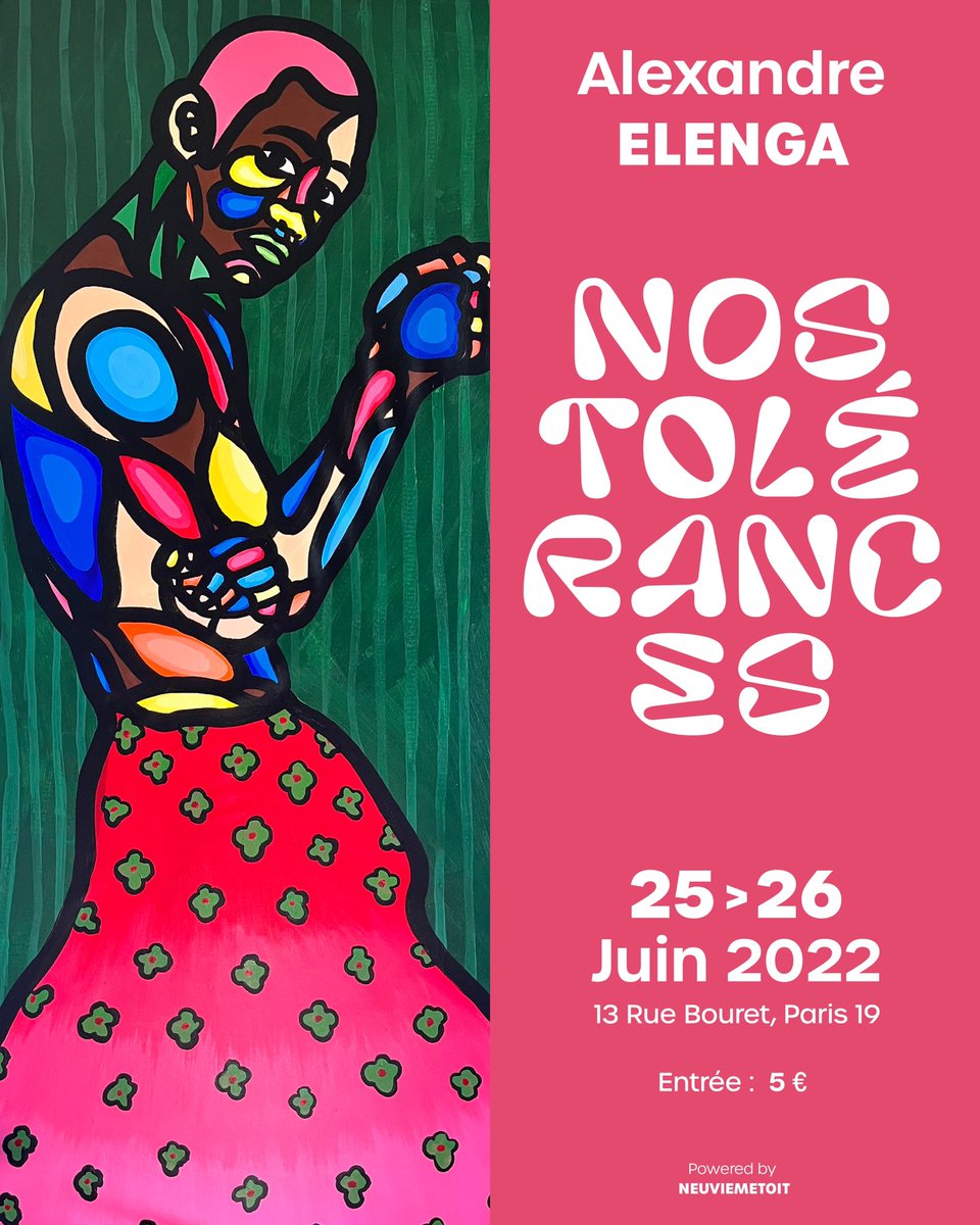 aelengaconcept's tweet photo. Prochaine exposition : NOS TOLÉRANCES - 
Un espace dans lequel la conception du corps, de la forme, de l’objet et de la couleur est pensée dans le but d’offrir une perception d’un monde ouvert à la diversité et à la liberté. 

Entrée 5€ link in bio 💫 https://t.co/AAXJN0dRdp