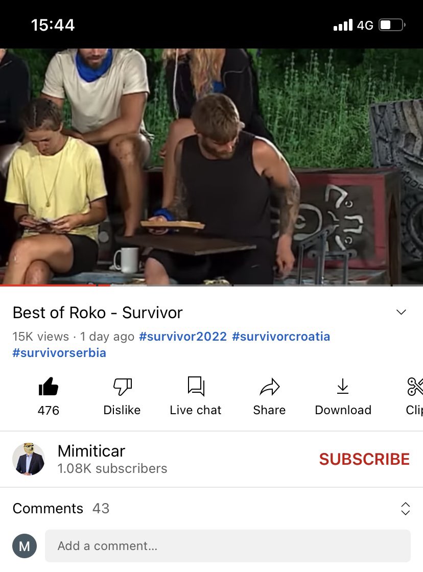 MuertoSiAmigo28's tweet photo. najbolje potrošenih 5 minuta danas #SurvivorHrvatska #SurvivorSrbija kako ne voleti ovu lutkicu pitam https://t.co/WWEoIw0lsP