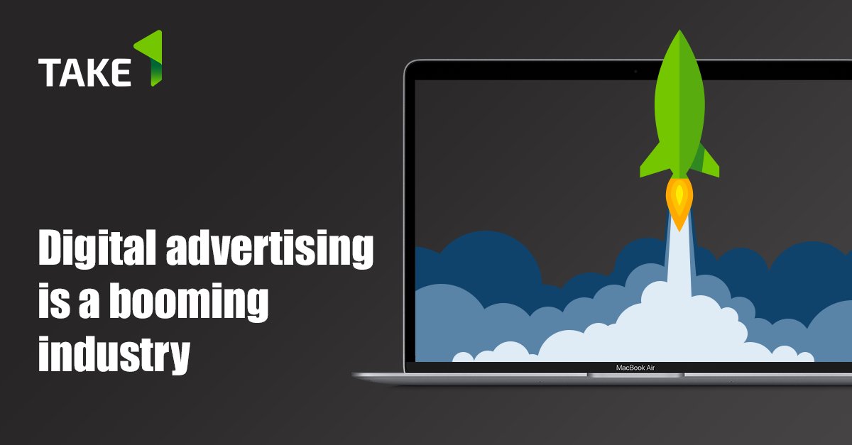 Take1company's tweet image. #Digitaladvertising is a booming industry, and consumers will be served more #adsonline than possibly at any point prior. 
According to @eMarketer ,  US #programmatic #adspending will reach $123.2 billion in 2022 and $141.96 billion in 2023.