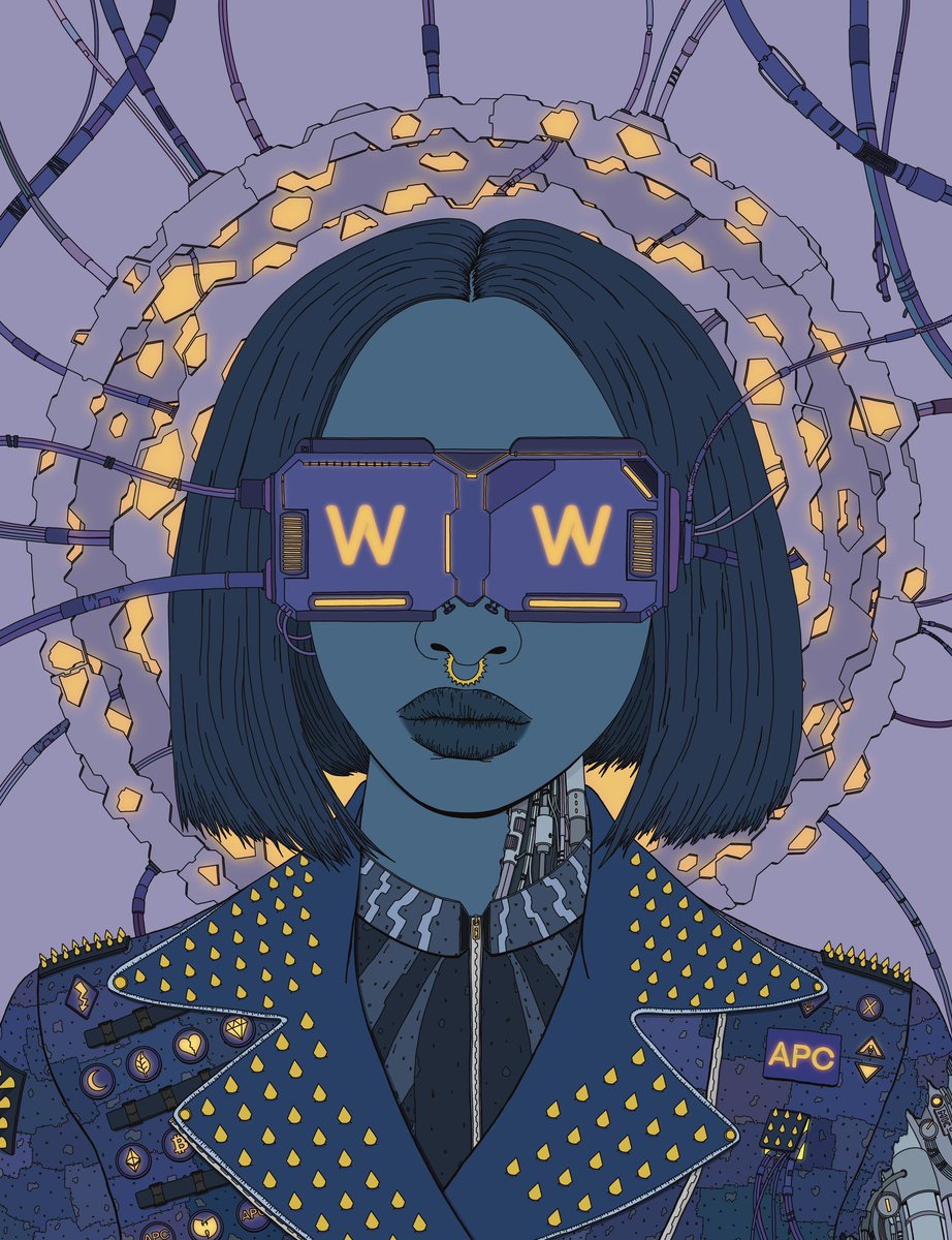 Apocalypse Punk Club ⚡️ 

APC is the start of a bigger project that I've been working on for a while 👀

Meanwhile, you can find Avrilis and Deva on <a href="/foundation/">Foundation 🌐</a> ❤️‍🔥

foundation.app/collection/apc…