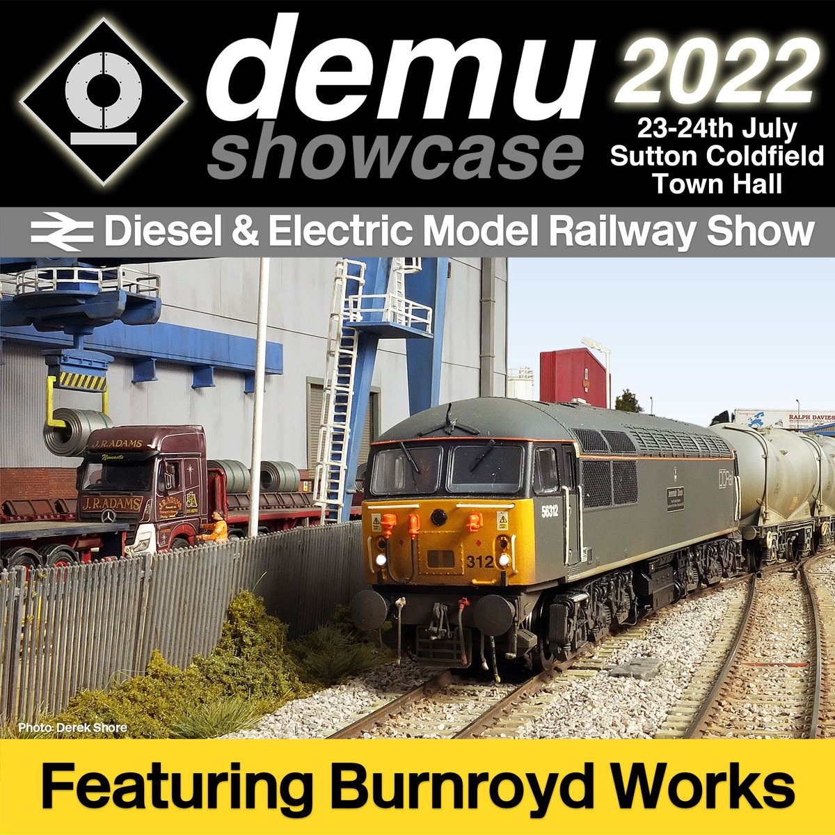 Another taster of one the fab layouts that will be appearing at Showcase 2022. Burnroyd Works OO Gauge by Chris Burnage and his take of a contemporary steelworks location. Another mouth watering layout to keep visitors glued to the action.
