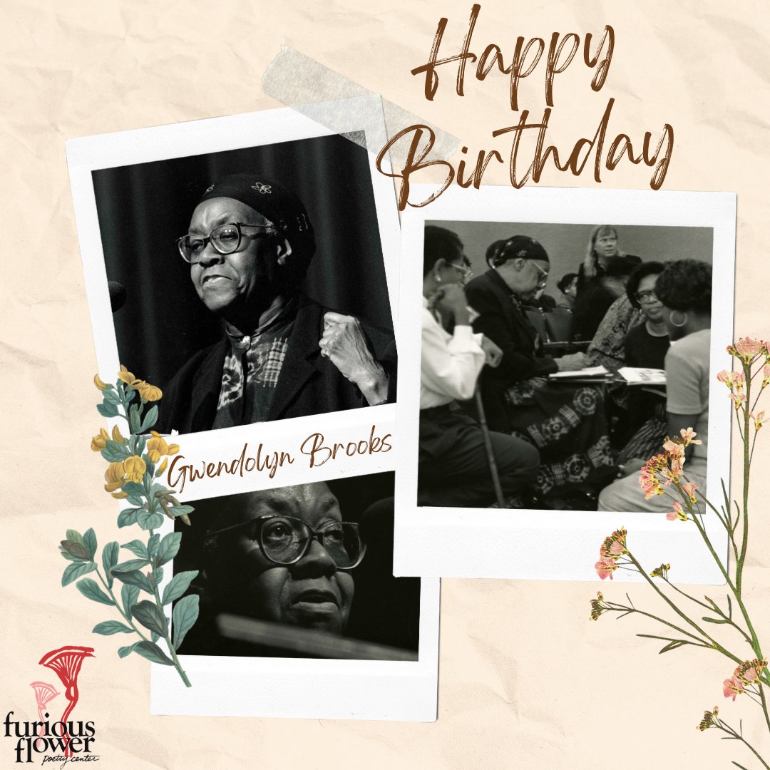 FuriousFlowerPC's tweet photo. 🥳 Happy Birthday, Gwendolyn Brooks! 🎂
.
"The time
cracks into furious flower. Lifts its face
all unashamed. And sways in wicked grace."
#celebrate #educate #preserve #FuriousFlower https://t.co/EzjyG92EAn