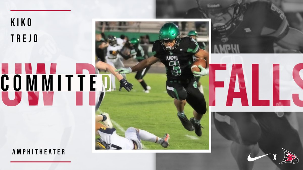UWRFFootball's tweet photo. We head south to Arizona to add @KikoTrejo3 an offensive weapon out of @Amphipanthers! Welcome to the family! #DesertBirds #TopGunOffense #2OARWITHU2 https://t.co/nCZx6xDcb9
