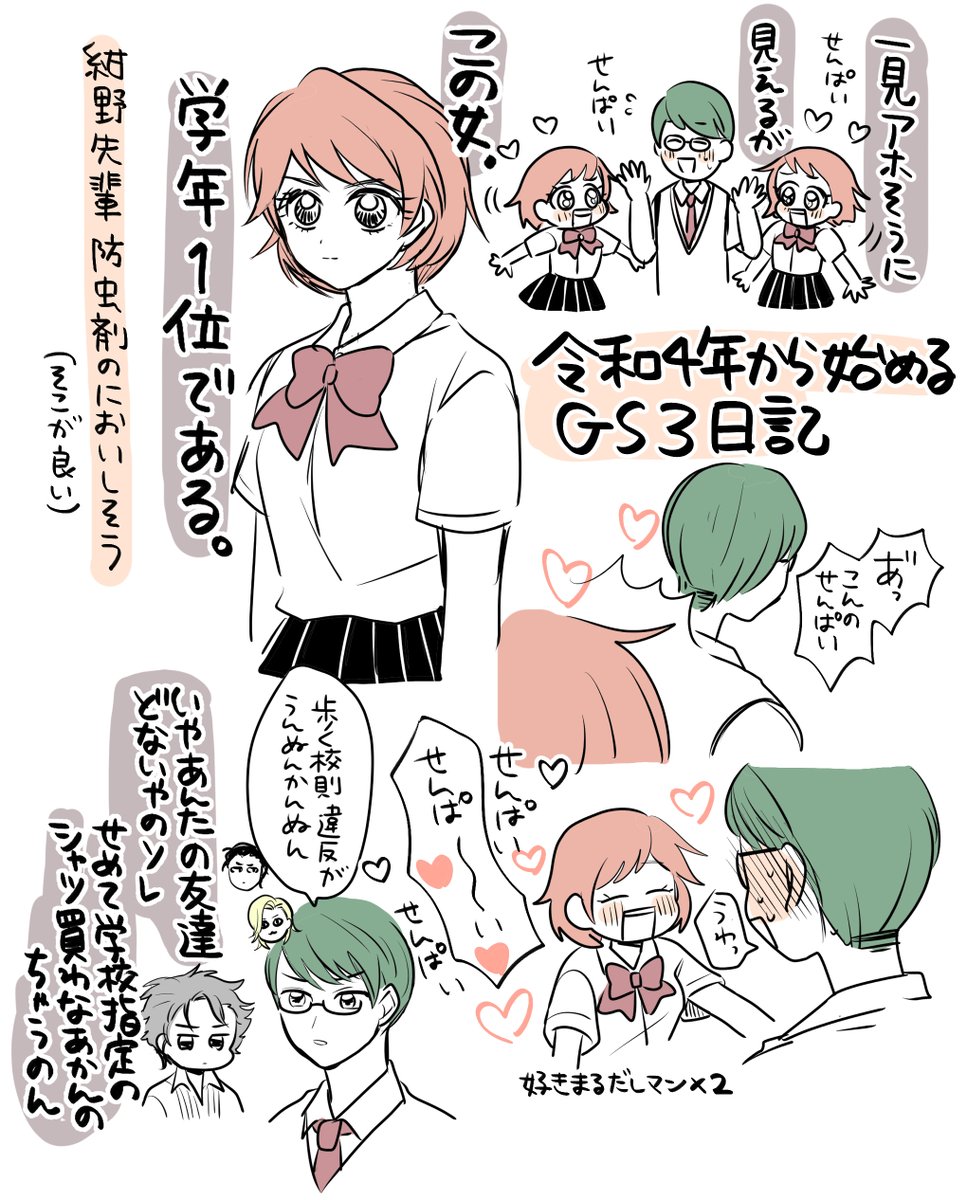 まだ攻略終わってないのに勢い余って結婚(婚約?)させた紺野主と紺野先輩攻略日記 
