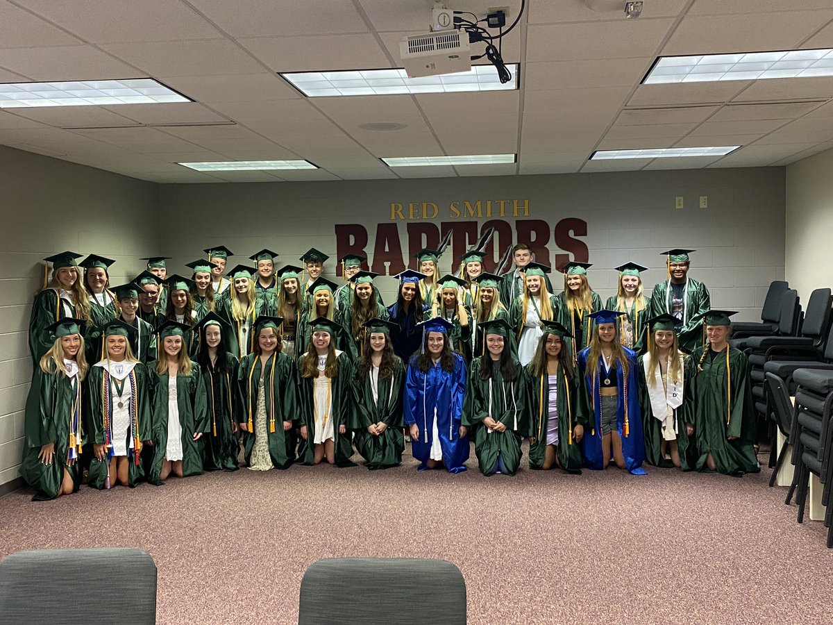 GBPreble's tweet photo. Graduation walk at Red Smith #OnceAHornetAlwaysAHornet https://t.co/Fv3ELDHpwv