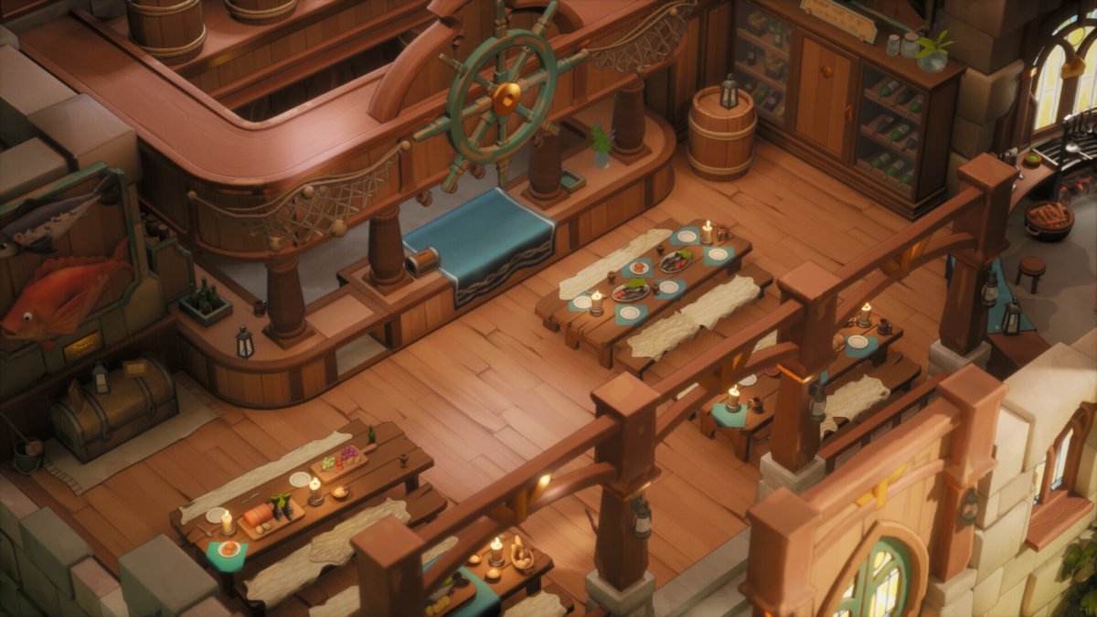 80Level's tweet image. Take a look at this awesome stylized tavern created by @BrabanderLotte in Substance 3D, Blender, and Unreal Engine 5: 

80.lv/articles/a-coz…

#3dart #substance3dpainter #substance3ddesigner #UE5 #unrealengine #blender3d #b3d #blender #stylizedart