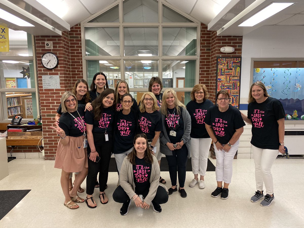 It’s the last day y’all! So thankful for the best team around that supports each other without limits. It was a great year that truly has restored so many things I love about being an educator. Happy summer!💛💙<a href="/FLBulldogs/">Falls-Lenox Primary School</a> <a href="/OFCSDistrict/">OFCS District</a>