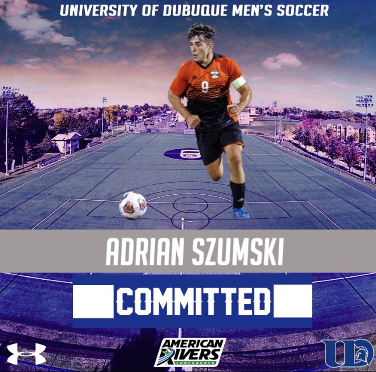Adrian Szumski is officially a Spartan ✍️

The University of Dubuque Men’s Soccer program is happy to announce Adrian Szumski as a member of our 2022 recruiting class ⚔️ 

Adrian is a forward that plays for BVB International and John Hersey High School is Arlington Heights, Il.