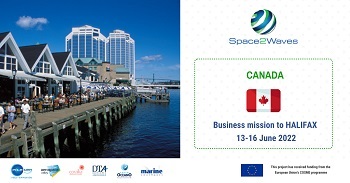 <a href="/Space2Waves/">Space2Waves</a> 3rd trade mission to Canada, organised by <a href="/AerospaceValley/">Aerospace Valley - Inactif</a> will visit #Halifax 13th-16th June 2022 to visit #H2O2022 conference organised by @OceanTechNS