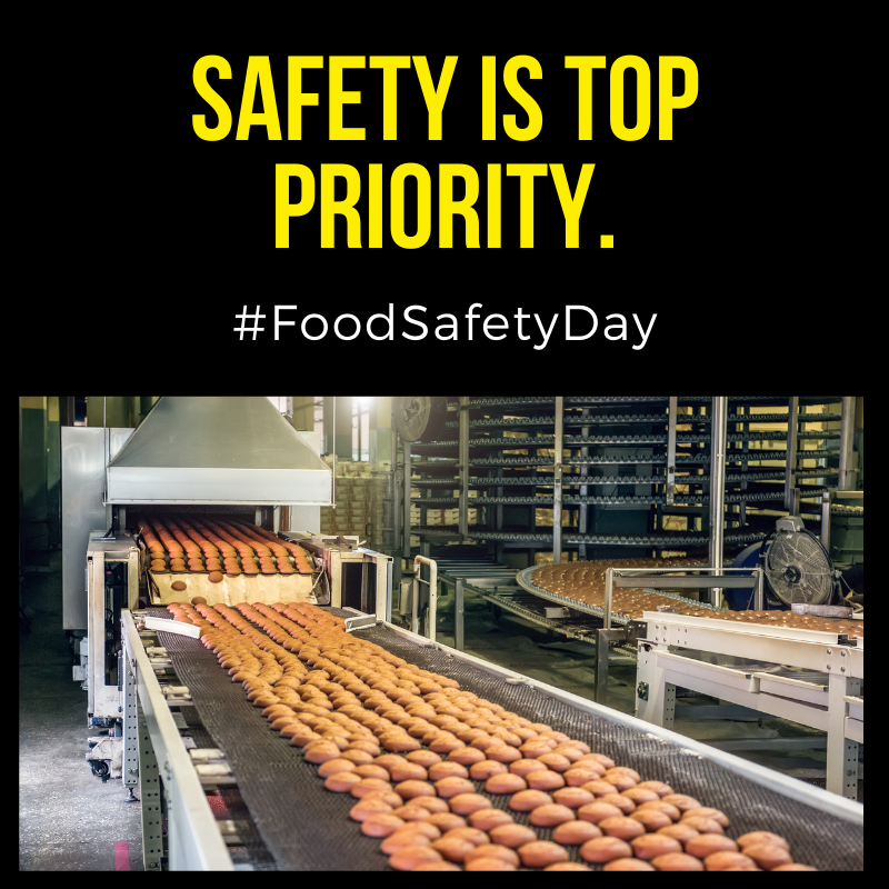 #FoodSafety is everyone's business. Everyone along the production chain, from producer to consumer, has a role to play to ensure the food we eat is safe and the equipment used is properly maintained. 

#FoodSafetyDay #WFSD2022