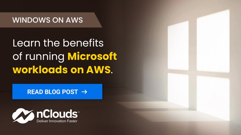 Learn the benefits of running #WindowsOnAWS. Launch #MicrosoftWindowsServer faster on #AmazonEC2, save storage costs on #AmazonEBS, provision instances faster at scale, reduce #MTTR &amp; more. #MicrosoftWorkloads Read blog post hubs.la/Q01cgmx80