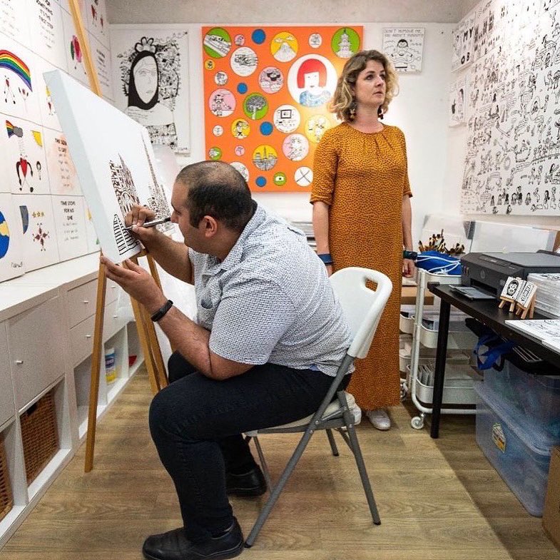 Client: Converse 
Project: Content, Social and PR

With an aim to spark conversation about diversity and inclusivity in the UAE, the #CreateNextUAE mural, located at Kite Beach, Dubai featured the works of Abdulla Lutfi and Maddy Butcher, in their own personal styles.
