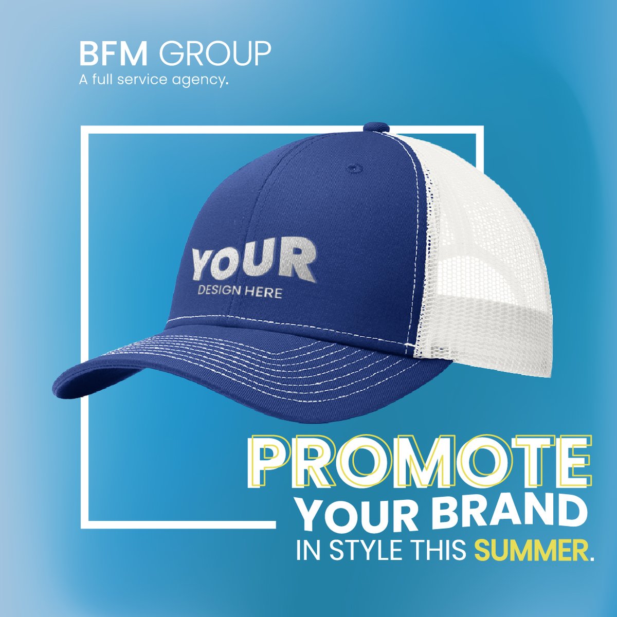 BFMgroup_inc's tweet photo. We’re all about the shade this summer. Cool on cool ☀️🧢 So get ahead of the summer sun by contacting one of our friendly staff at sales@bfmgroupinc.com to help you create swag as cool as your brands.

#promotion #promo #summer #BFMGroup #marketing #branding https://t.co/uh0AoxN3Fn