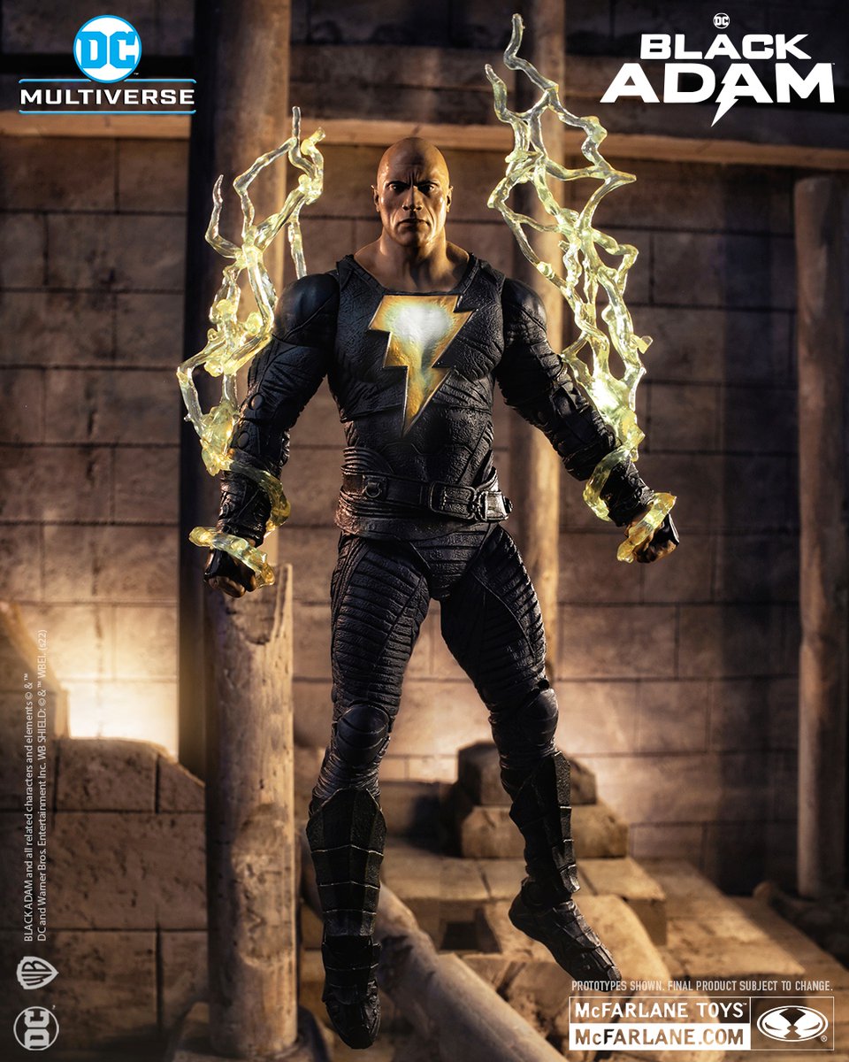 mcfarlanetoys's tweet photo. FIRST LOOK at our Black Adam 7" figure based on the upcoming movie "Black Adam". Coming Soon!
Stay tuned for one more surprise today...
#BlackAdam #DCMultiverse #McFarlaneToys @TheRock @blackadammovie https://t.co/s7eUcLkCua