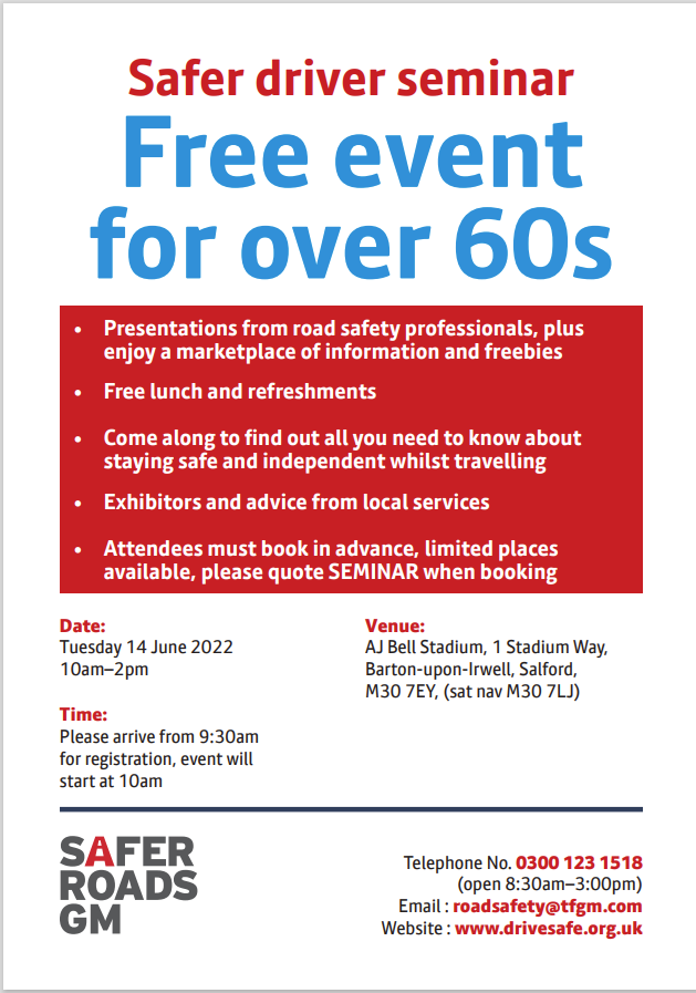 gmptraffic's tweet photo. Safer driver seminar details are found on the attached leaflet. https://t.co/hMq2JZ8CHK