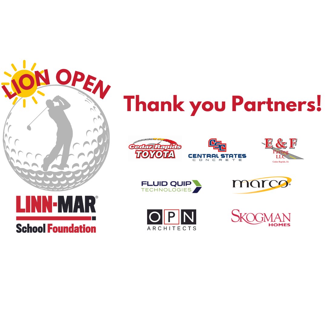 Thank you Foundation partners! We appreciate you!! Thank you for supporting public education. <a href="/crtoyota/">Cedar Rapids Toyota</a> Central States Concrete E&amp;F Paving <a href="/fluidquiptech/">Fluid Quip Technologies, LLC</a> <a href="/MarcoTechnology/">Marco Technology</a> <a href="/OPNArchitects/">OPN Architects</a> <a href="/SkogmanHomes/">SkogmanHomes</a>